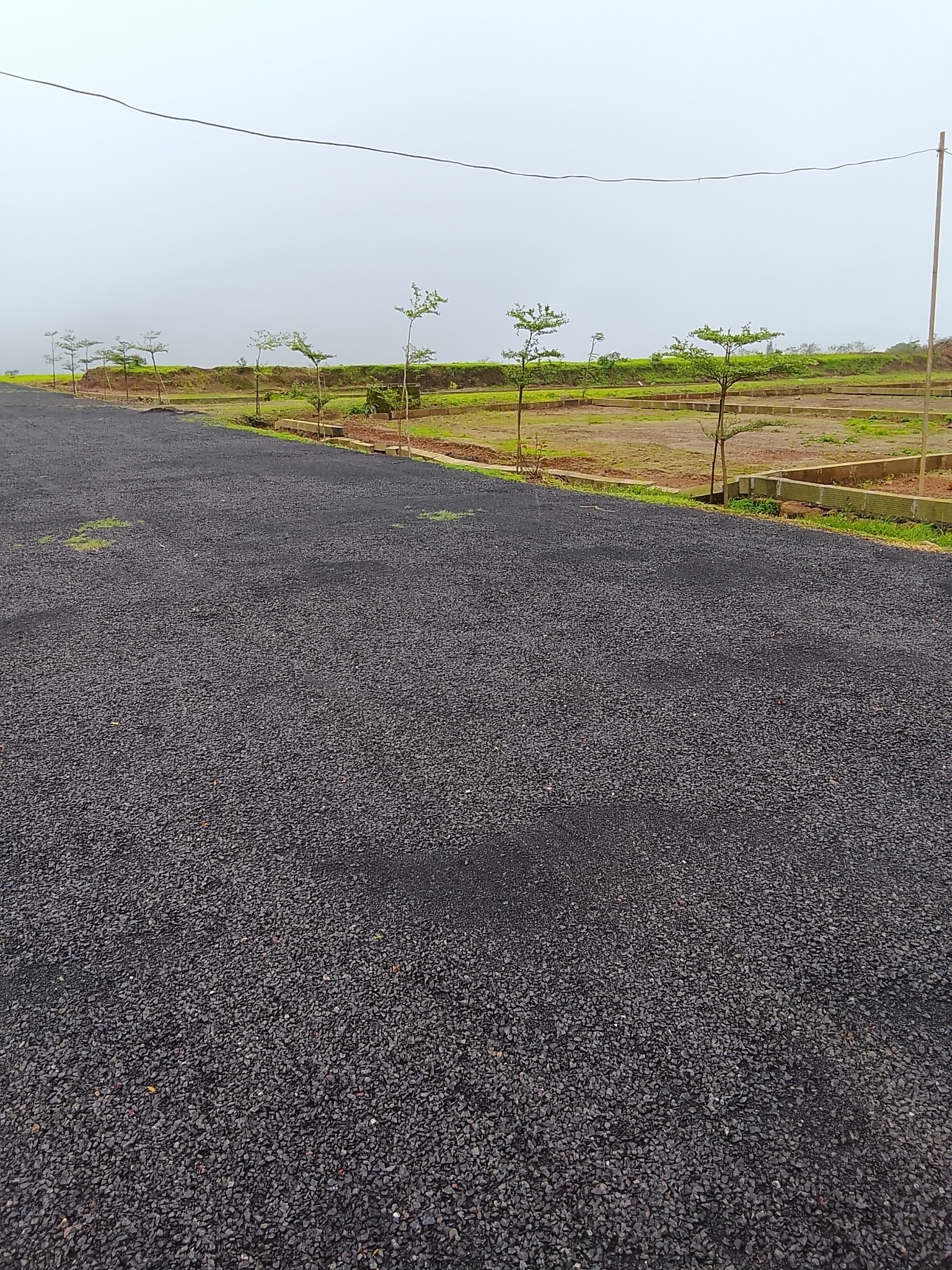Hilora internal road and plots